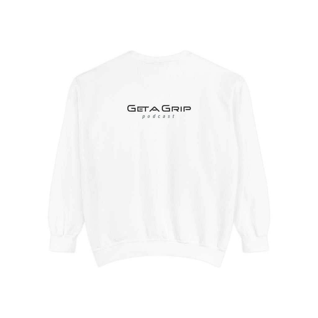 Get a Grip crew neck front & back print