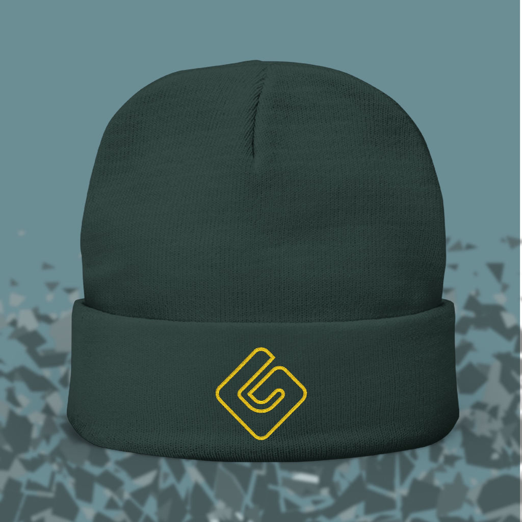 Embroidered G Logo Knit Beanie