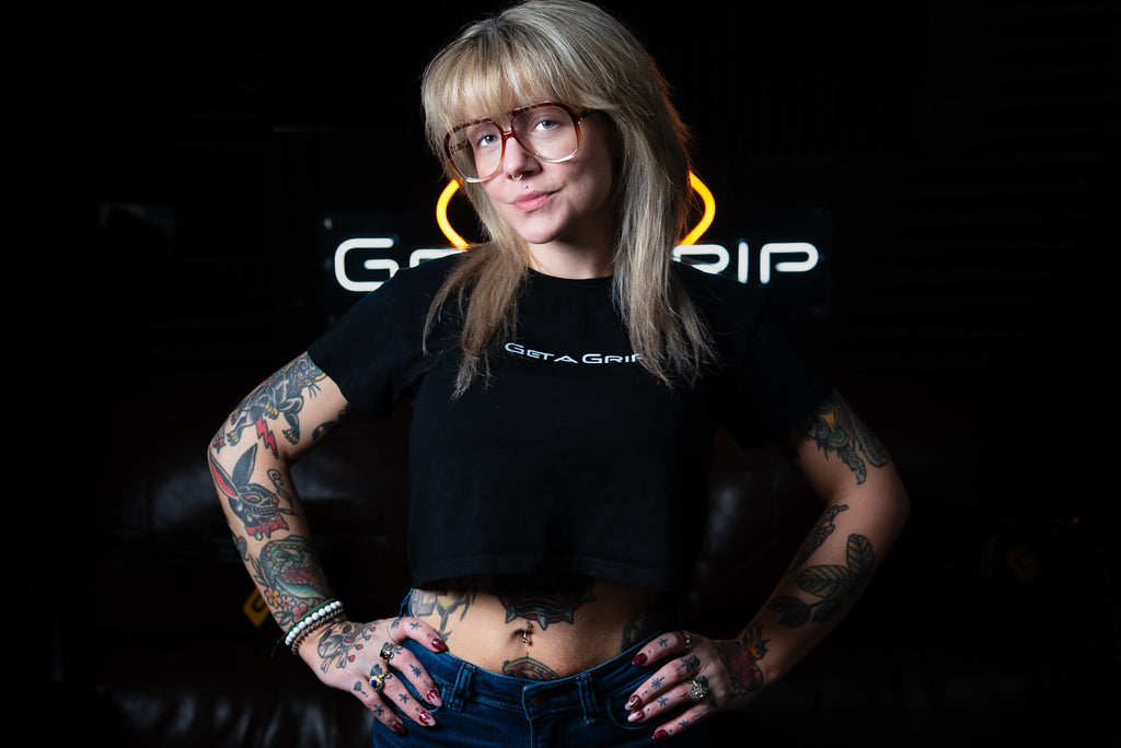 Cropped Get a Grip Tee