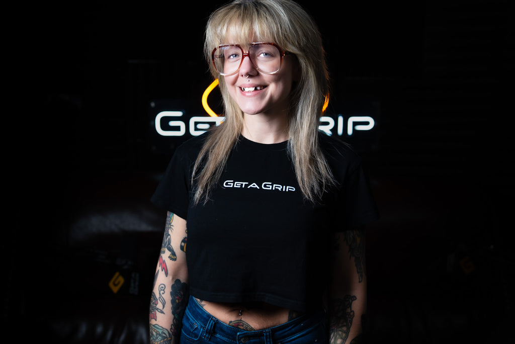 Cropped Get a Grip Tee
