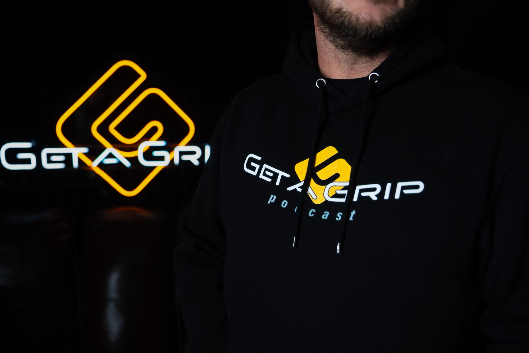 Get a Grip Hoodie Solid G Logo