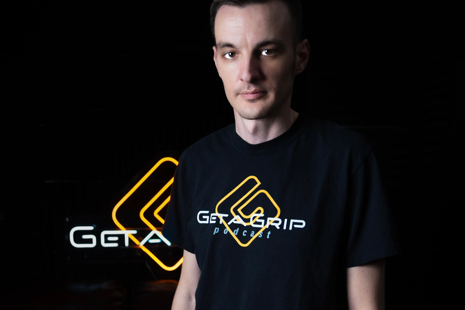 Get a Grip Short-Sleeve G Outline Logo Tee